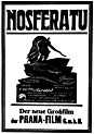 Filmplakat Nosferatu – Eine Symphonie des Grauens