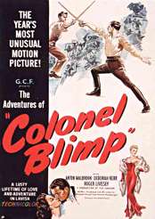 Filmplakat Leben und Sterben des Colonel Blimp