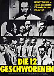 Filmplakat Die zwölf Geschworenen
