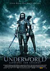 Filmplakat zu Underworld - Aufstand der Lykaner
