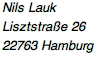 Anschrift als Bild