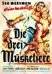 Filmplakat Die drei Musketiere