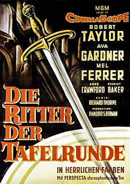Filmplakat Die Ritter der Tafelrunde