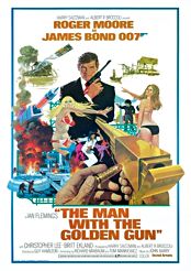 Filmplakat James Bond 007 – Der Mann mit dem goldenen Colt