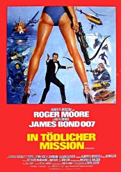 Filmplakat James Bond 007 – In tödlicher Mission
