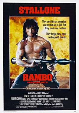 Filmplakat Rambo II Der Auftrag