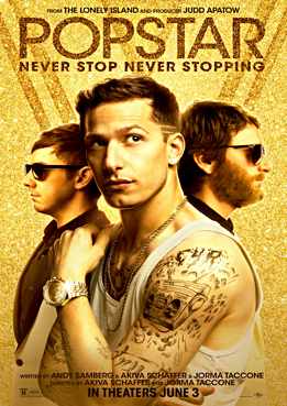 Filmplakat Popstar: Never Stop Never Stopping