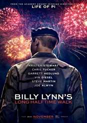 Filmplakat Die irre Heldentour des Billy Lynn