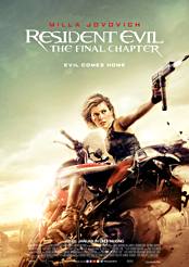 Filmplakat Resident Evil: The Final Chapter