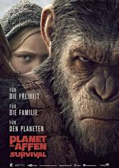 Filmplakat Planet der Affen: Survival