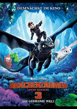 Filmplakat Drachenzähmen leicht gemacht 3: Die geheime Welt