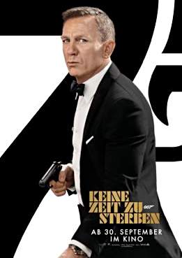 Filmplakat James Bond 007: Keine Zeit zu sterben